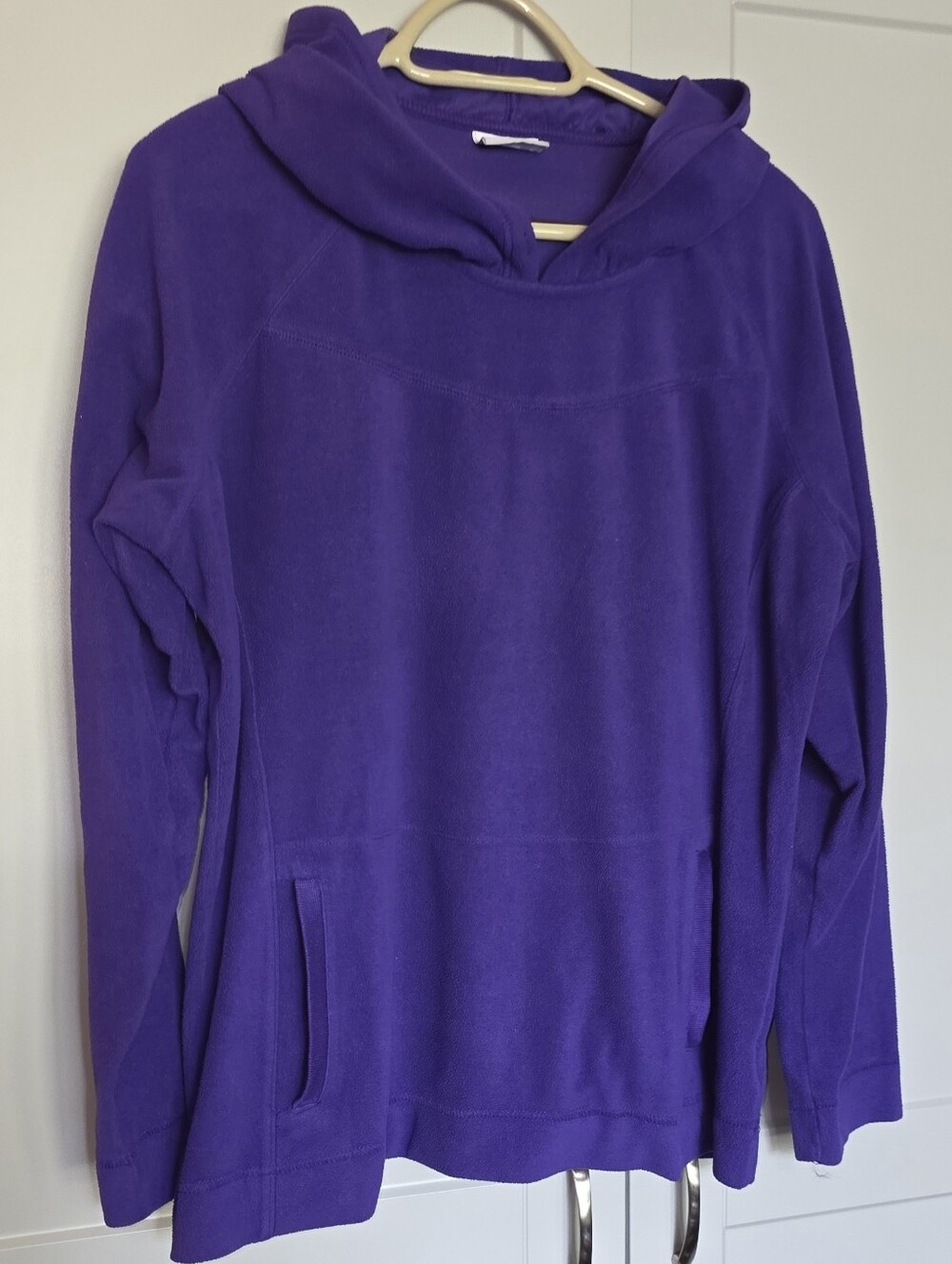 Columbia Women’s Glacial Microfleece Hoodie XL Purple Lightweight Outdoor